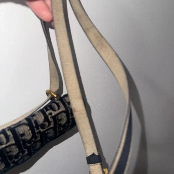 Christian Dior Navy and Cream Monogram belt bag 100% Authentic - Picture 10 of 10